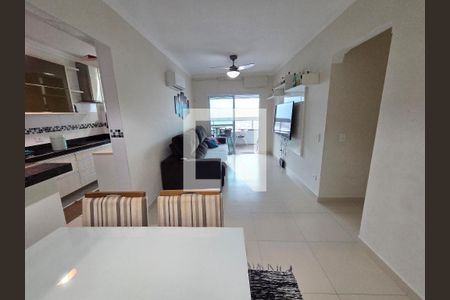 Sala de apartamento para alugar com 2 quartos, 96m² em Vila Caiçara, Praia Grande