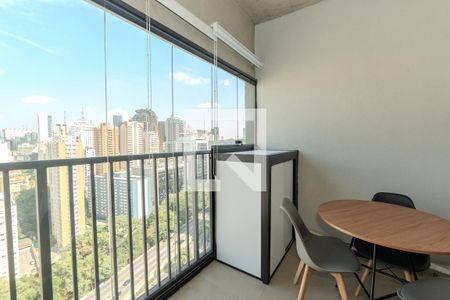 Sacada de kitnet/studio para alugar com 1 quarto, 24m² em Bela Vista, São Paulo
