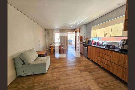 Sala/Cozinha de casa para alugar com 2 quartos, 180m² em Paraíso, Santo André