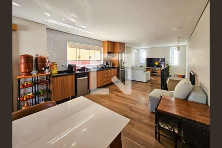 Sala/Cozinha de casa para alugar com 2 quartos, 180m² em Paraíso, Santo André