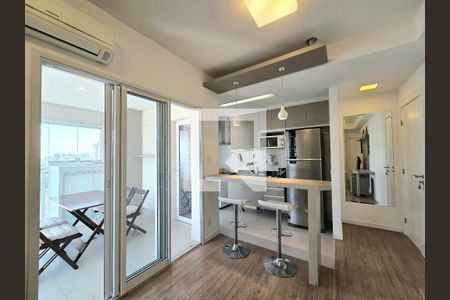 Sala de apartamento à venda com 1 quarto, 43m² em Vila Olímpia, São Paulo