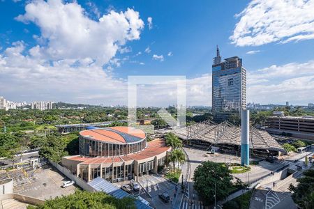 Sala/Cozinha - Vista de apartamento à venda com 1 quarto, 42m² em Pinheiros, São Paulo