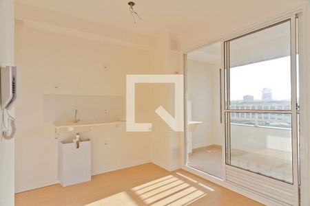Sala e cozinha de apartamento para alugar com 2 quartos, 37m² em Vila Jaguara, São Paulo