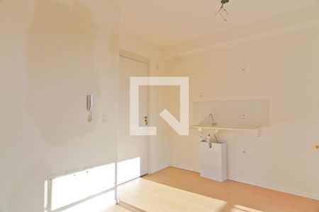 Sala e cozinha de apartamento para alugar com 2 quartos, 37m² em Vila Jaguara, São Paulo