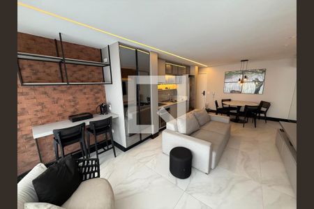 Sala de apartamento para alugar com 2 quartos, 65m² em Campo Belo, São Paulo