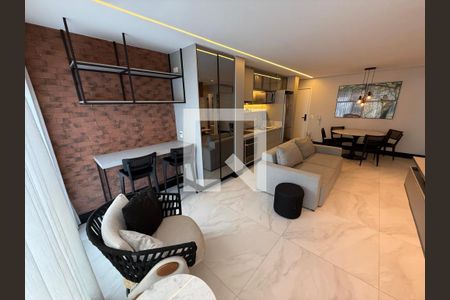 Sala de apartamento para alugar com 2 quartos, 65m² em Campo Belo, São Paulo