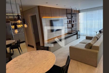 Sala de apartamento para alugar com 2 quartos, 65m² em Campo Belo, São Paulo