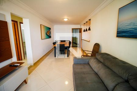 Sala de apartamento para alugar com 3 quartos, 141m² em Vilamar, Praia Grande