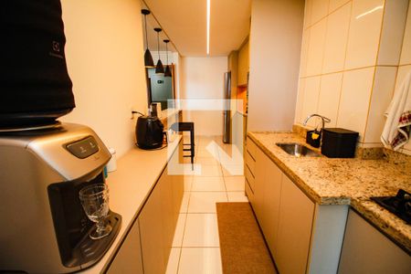 Cozinha de apartamento para alugar com 3 quartos, 141m² em Vilamar, Praia Grande
