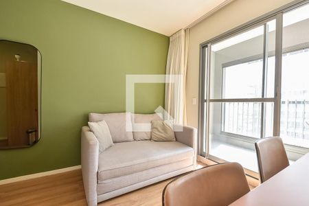 Sala de apartamento à venda com 1 quarto, 38m² em Vila Mariana, São Paulo