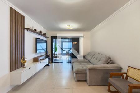 Sala de apartamento para alugar com 3 quartos, 132m² em Vila Caiçara, Praia Grande