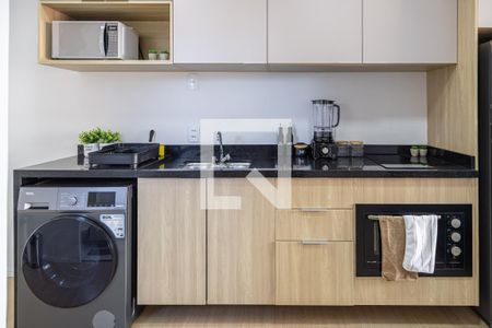 Sala/Quarto/Cozinha de kitnet/studio para alugar com 1 quarto, 25m² em Itaim Bibi, São Paulo