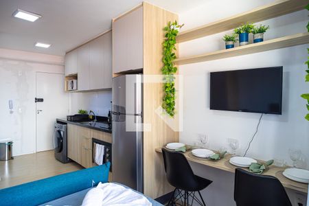 Sala/Quarto/Cozinha de kitnet/studio para alugar com 1 quarto, 25m² em Itaim Bibi, São Paulo