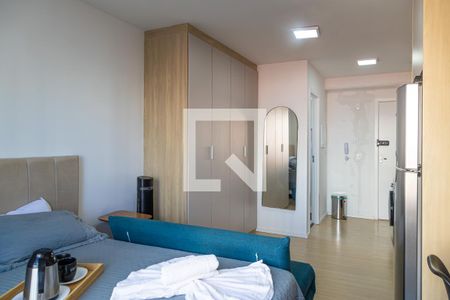 Sala/Quarto/Cozinha de kitnet/studio para alugar com 1 quarto, 25m² em Itaim Bibi, São Paulo