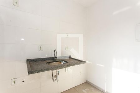 Cozinha de apartamento para alugar com 1 quarto, 30m² em Vila Carrão, São Paulo