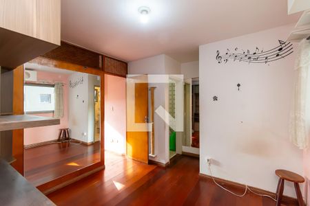 Sala de apartamento para alugar com 1 quarto, 34m² em Liberdade, São Paulo
