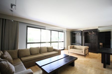 Sala  de apartamento à venda com 3 quartos, 194m² em Real Parque, São Paulo