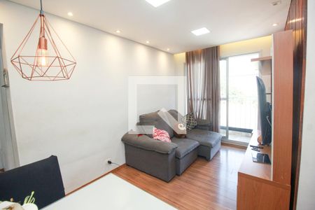 Sala de apartamento para alugar com 2 quartos, 50m² em Vila Homero Thon, Santo André
