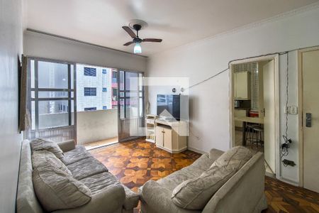 Sala de apartamento para alugar com 3 quartos, 112m² em Cidade Ocian, Praia Grande