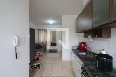 Cozinha de apartamento para alugar com 2 quartos, 48m² em Conjunto Habitacional Jardim das Palmeiras, Ribeirão Preto