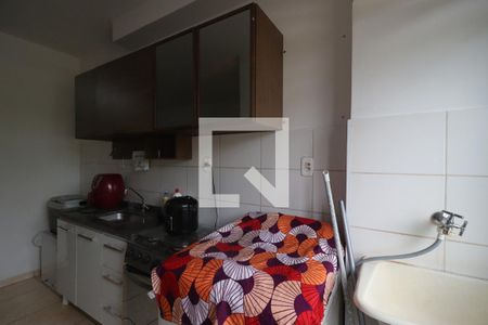 Cozinha de apartamento para alugar com 2 quartos, 48m² em Conjunto Habitacional Jardim das Palmeiras, Ribeirão Preto