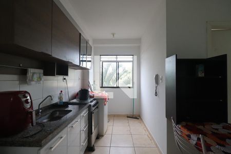 Cozinha de apartamento para alugar com 2 quartos, 48m² em Conjunto Habitacional Jardim das Palmeiras, Ribeirão Preto
