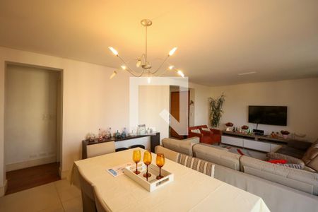 Sala de estar - Jantar de apartamento para alugar com 4 quartos, 140m² em Santo Amaro, São Paulo
