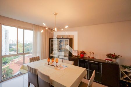 Sala de estar - Jantar de apartamento para alugar com 4 quartos, 140m² em Santo Amaro, São Paulo
