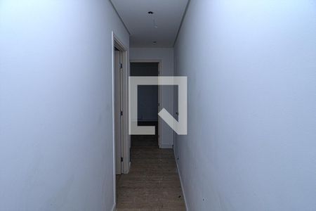 corredor para os cômodos_1 de apartamento à venda com 2 quartos, 46m² em Vila Caraguata, São Paulo