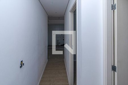 corredor para os cômodos_2 de apartamento à venda com 2 quartos, 46m² em Vila Caraguata, São Paulo