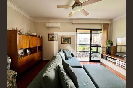 Sala de apartamento à venda com 4 quartos, 130m² em Nova Campinas, Campinas