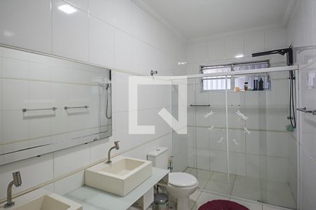 Banheiro da Suíte de casa à venda com 4 quartos, 290m² em Vila Santa Luzia, São Bernardo do Campo