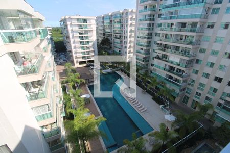 Sala - Varanda  de apartamento para alugar com 2 quartos, 75m² em Barra da Tijuca, Rio de Janeiro
