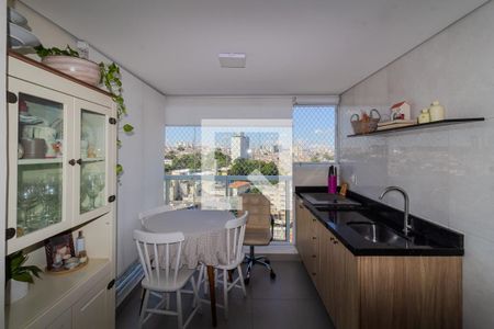Varanda gourmet de apartamento à venda com 2 quartos, 60m² em Vila Ema, São Paulo