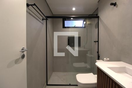 Banheiro da Suíte de apartamento à venda com 1 quarto, 40m² em Vila Olímpia, São Paulo