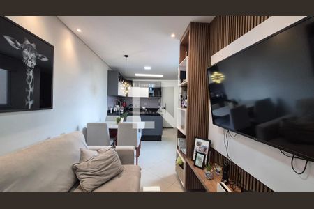 Sala de apartamento à venda com 2 quartos, 108m² em Jardim Paraiso, Santo André