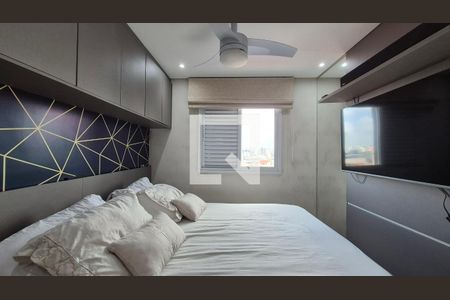 Suíte de apartamento à venda com 2 quartos, 108m² em Jardim Paraiso, Santo André