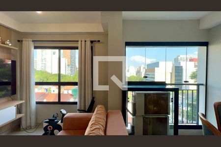 Sala de apartamento para alugar com 1 quarto, 35m² em Pinheiros, São Paulo