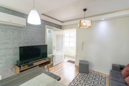 Sala de apartamento à venda com 1 quarto, 44m² em Cidade Baixa, Porto Alegre