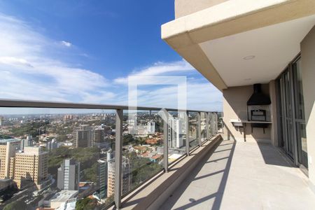 Varanda da Sala de apartamento para alugar com 3 quartos, 242m² em Cambuí, Campinas