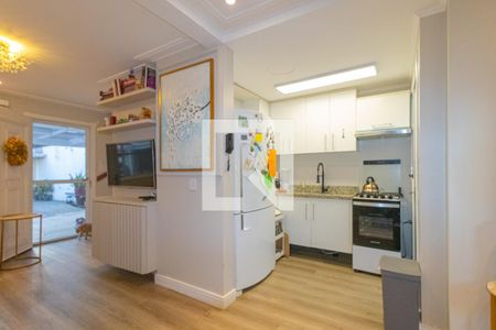 Sala/Cozinha de casa de condomínio à venda com 2 quartos, 131m² em Marechal Rondon, Canoas