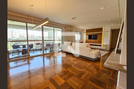 Sala de apartamento à venda com 2 quartos, 111m² em Brooklin, São Paulo