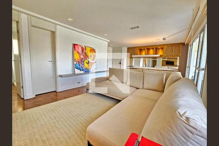 Sala de apartamento à venda com 2 quartos, 111m² em Brooklin, São Paulo