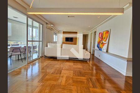 Sala de apartamento à venda com 2 quartos, 111m² em Brooklin, São Paulo