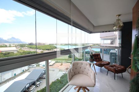 Varanda de apartamento à venda com 3 quartos, 89m² em Barra Olímpica, Rio de Janeiro