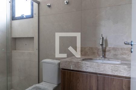 Banheiro da Suíte de apartamento à venda com 3 quartos, 92m² em Gutierrez, Belo Horizonte