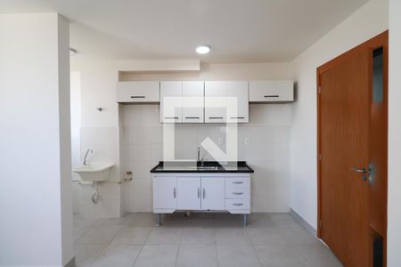 Cozinha e Área de Serviço de apartamento para alugar com 2 quartos, 42m² em Vila Palmares, São Caetano do Sul