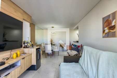 Sala de apartamento para alugar com 2 quartos, 93m² em Aviação, Praia Grande