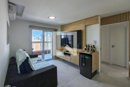 Sala de apartamento para alugar com 2 quartos, 93m² em Aviação, Praia Grande