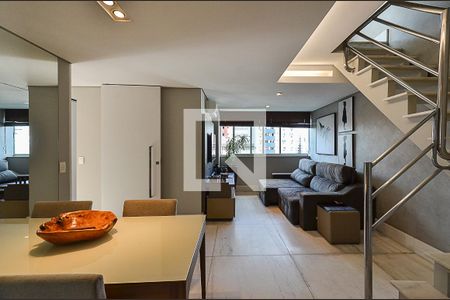 Sala Ambientes de apartamento à venda com 3 quartos, 141m² em Funcionários, Belo Horizonte